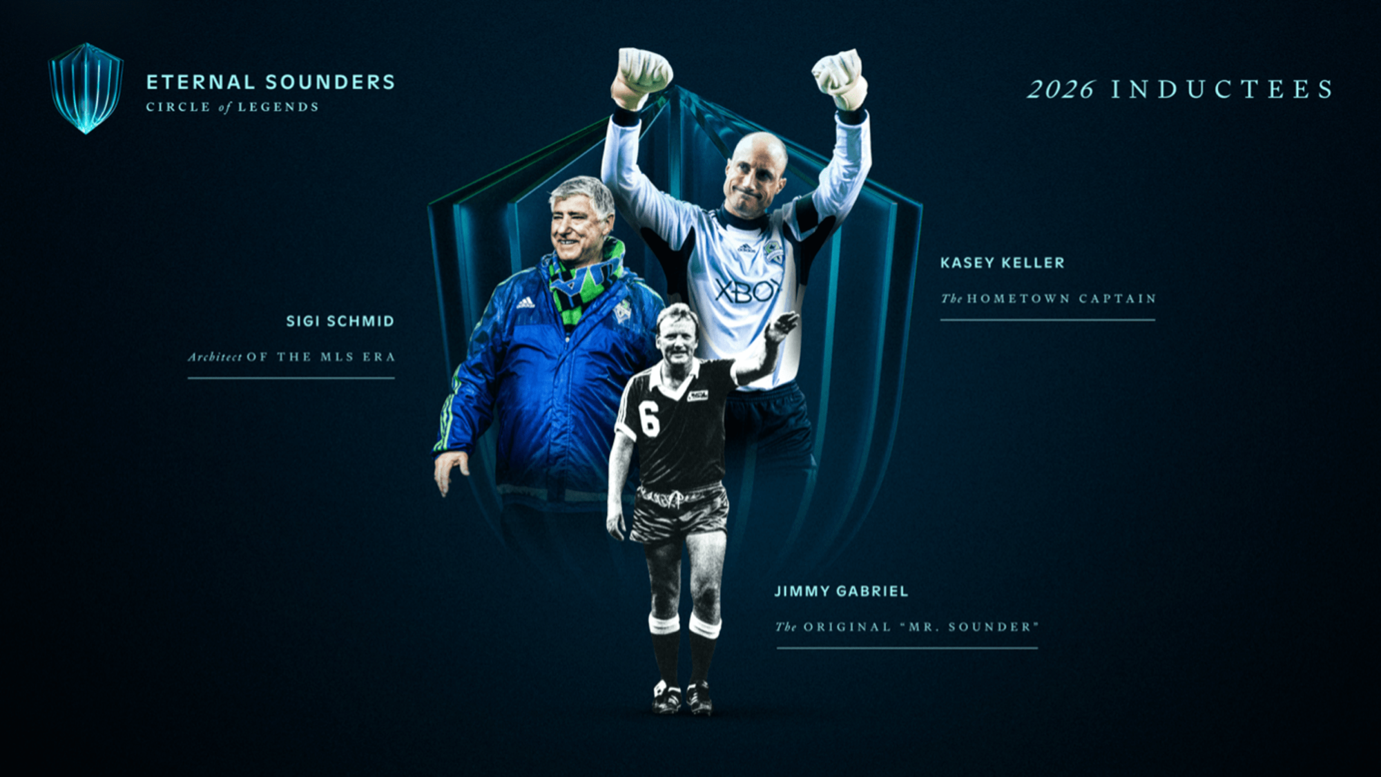 Kasey Keller, Sigi Schmid, and Jimmy Gabriel Inducted to Eternal Sounders Circle of Legends